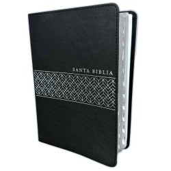 Biblia Letra Gigante Manual NTV imitación piel negro con índice
